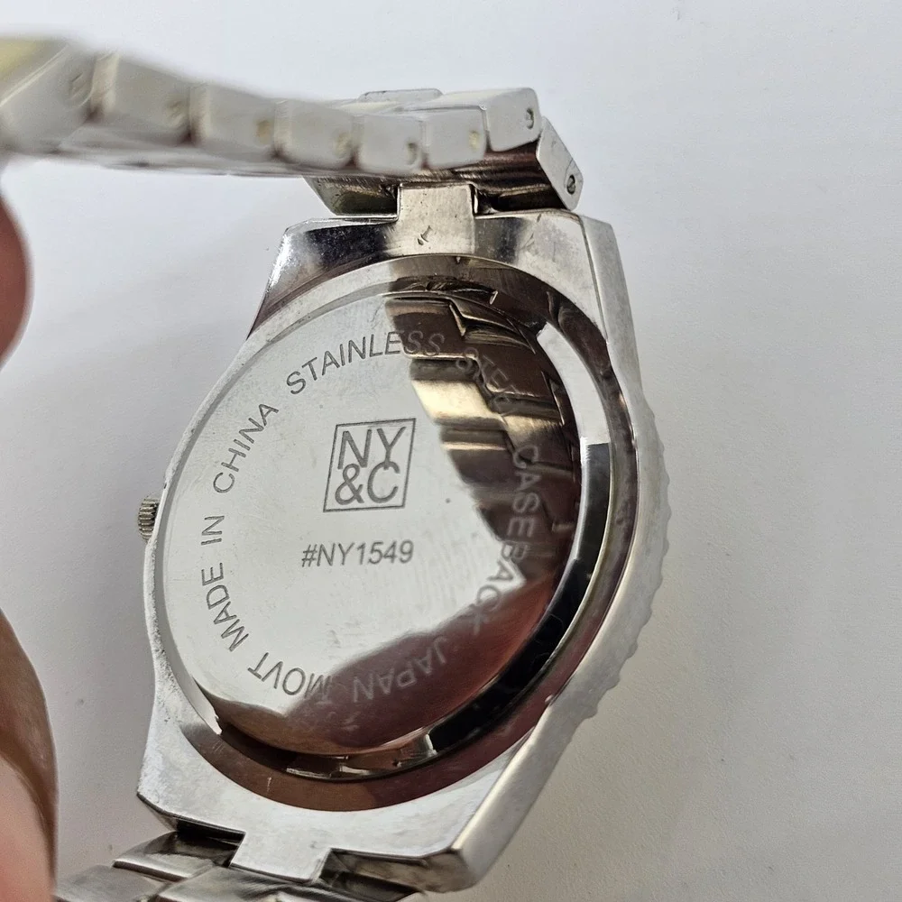 NYC Women's Watch 34MM MOP White Dial Multicolor Metal Bands 5.25